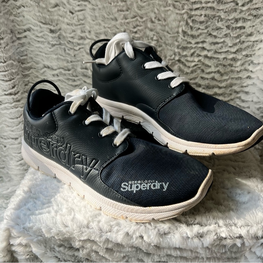 Superdry scuba runner trainers navy blue men’s size 11
